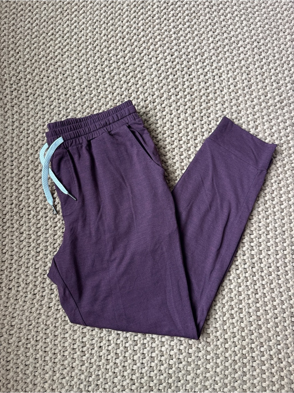 True Classic Active Joggers Heathered Maroon Men’s Size L